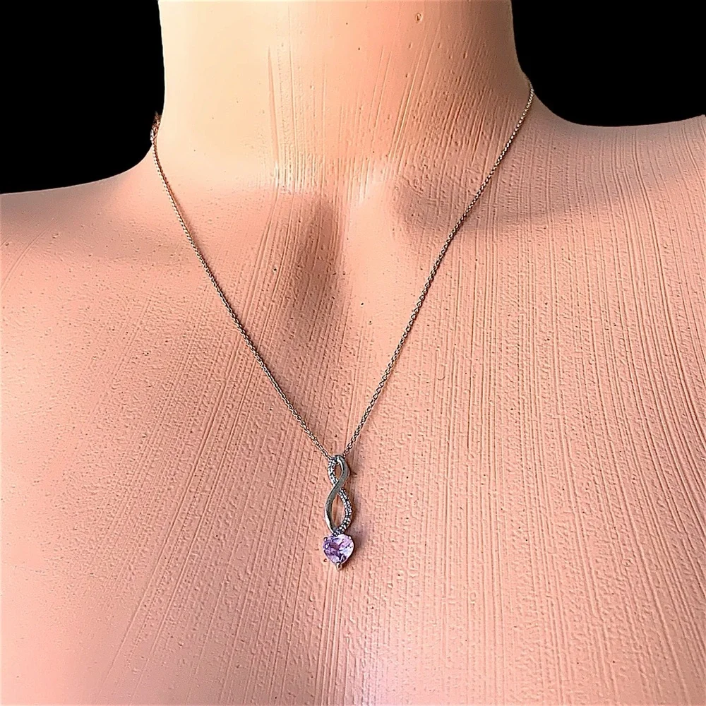925 Sterling Silver Necklace Marsala